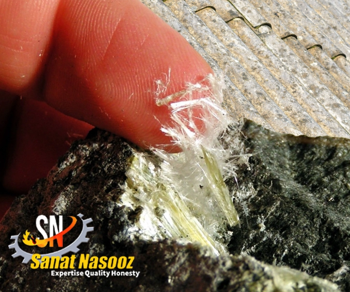 ذرات خطرات پارچه آزبست